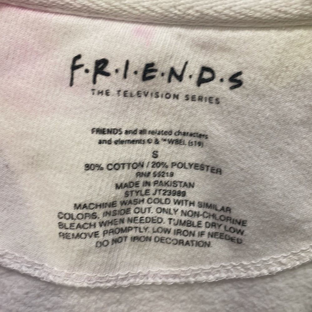 Nwot Friends tie dye woman’s sweatshirt - Picture 6 of 11